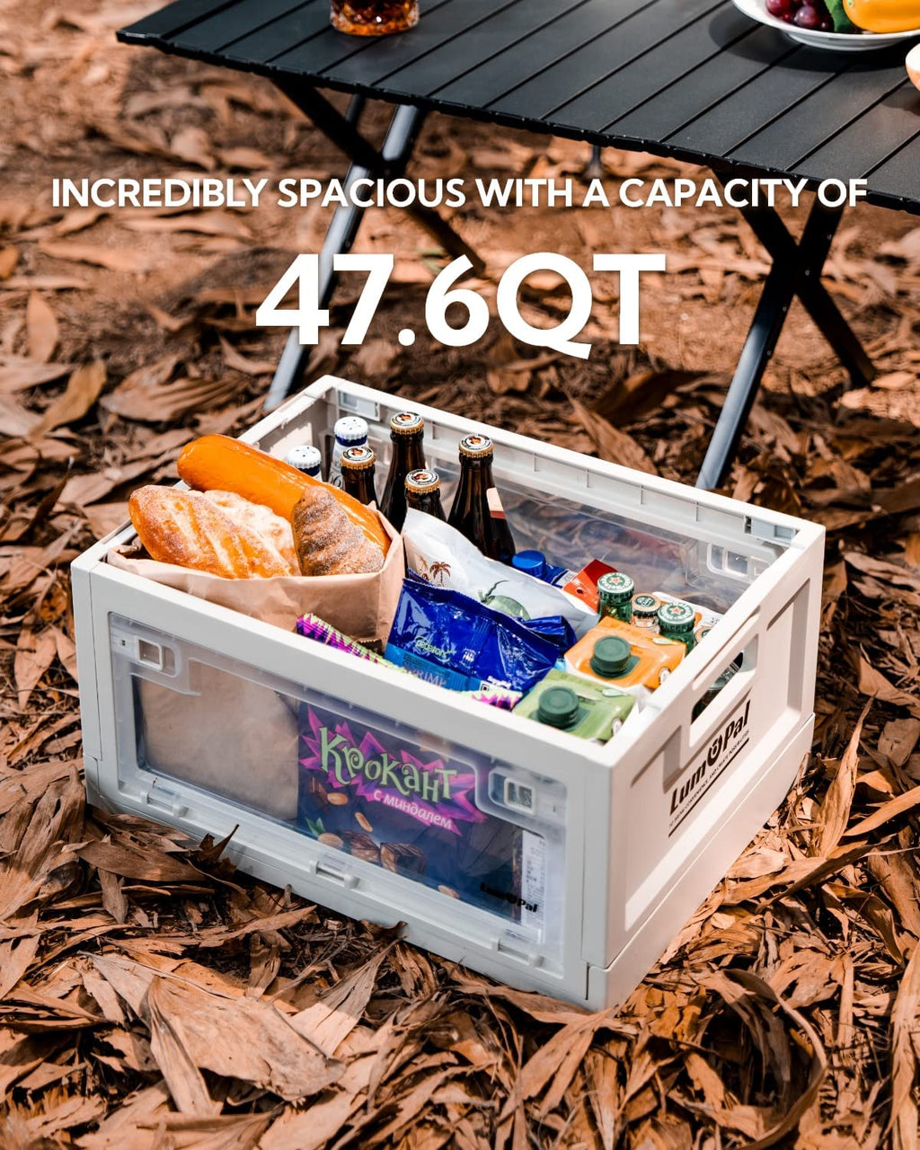 Lum box  47qt Storage Box